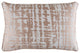 Surya Hessian HSS-001 20"x20" Pillow Cover, White/Metallic/Champagne