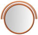 Lally Wall Mirror, Terracotta, Round