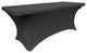 LA Linen Rectangular Spandex Table Cover, Black, 72"x30"x30"