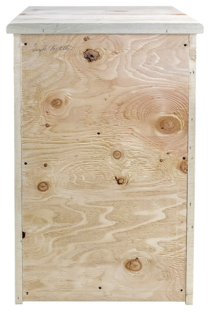 Homestead End Table with Door, Right Hinged, Ready to Finish