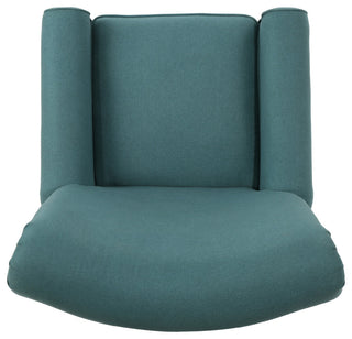 GDF Studio Thelma Traditional Fabric Recliner, Dark Teal