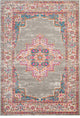 7' X 10' Gray Power Loom Area Rug