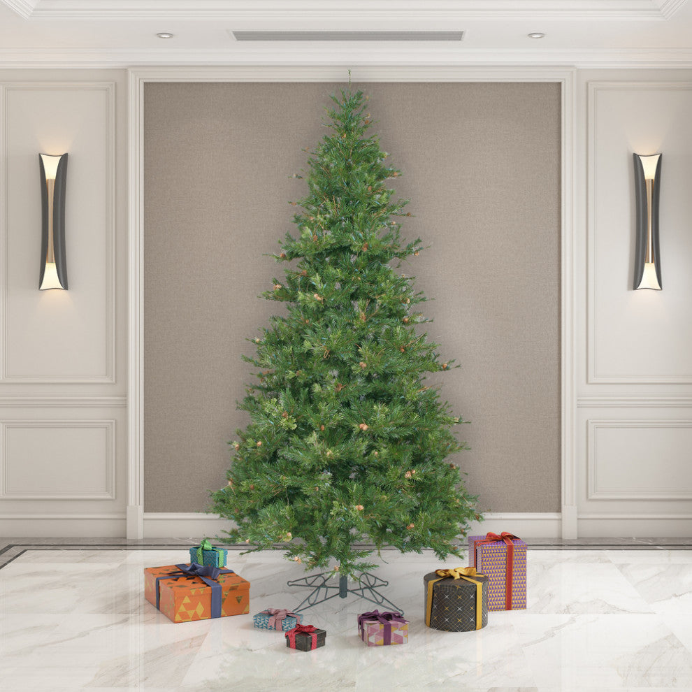Vickerman A801680 9' Mixed Country Pine Artificial Christmas Tree, Unlit