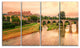 "Cite De Carcassonne" Panorama Landscape Wall Art, 48"x28", 4-Panels