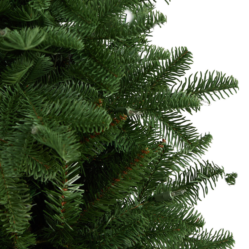 4' South Carolina Spruce Artificial Christmas Tree With 200 White Warm Lights