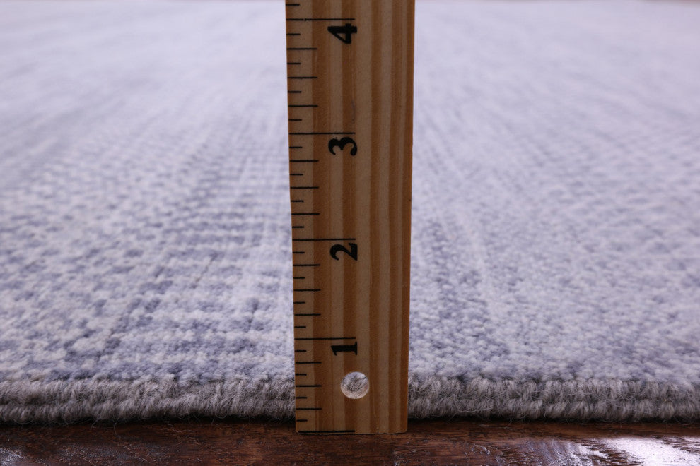 8' 10" X 11' 8" Savannah Grass Handmade Wool and Silk Rug Q12006