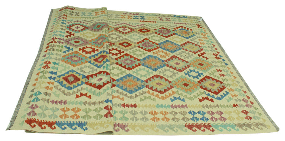 Sangat Kilim Laziza Ivory Rug