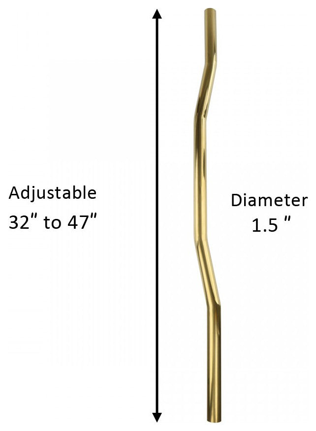 High Tank Toilet Pipe Pull Chain Toilet Z Flush Pipe Brass Parts