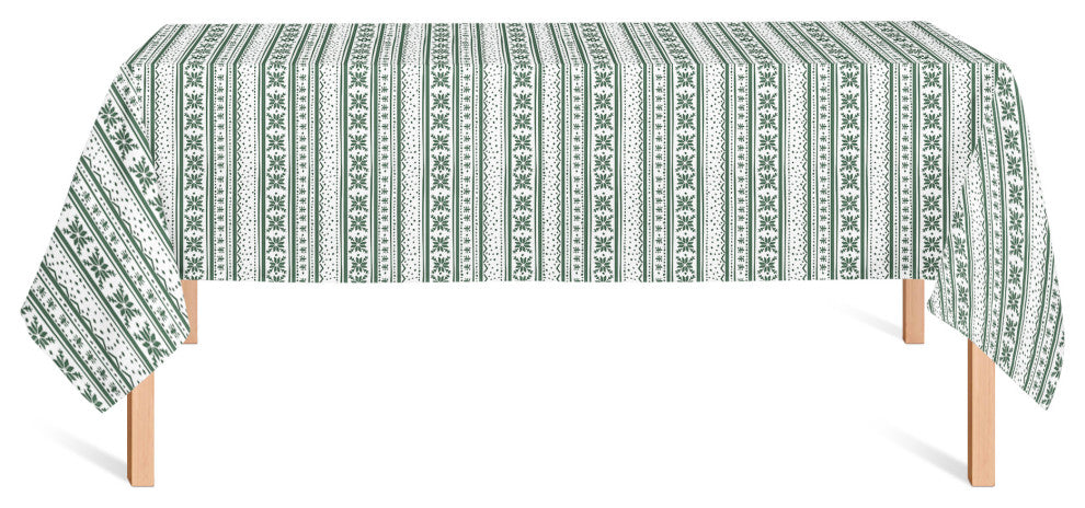 Green Pattern 5 58x102 Tablecloth