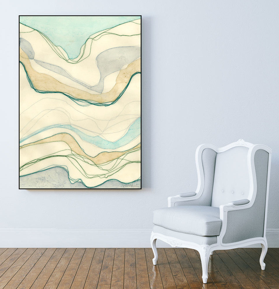 "Ocean Cascade I" CF Print, 22"x28"