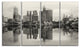 "Singapore Skyline View Panorama" Cityscape Artwork Canvas, 4 Panels, 48"x28"