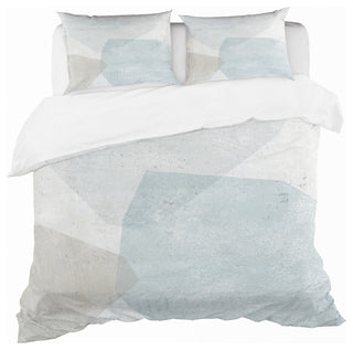 Gray and White Collage Ii Duvet Cover Set, Full/Queen