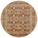 Ahgly Company Indoor Round Mid-Century Modern Area Rugs, 4' Round