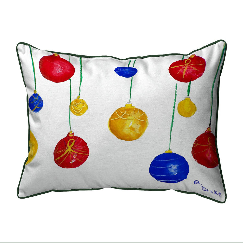 Christmas Ornaments Large Indoor/Outdoor Pillow 16x20