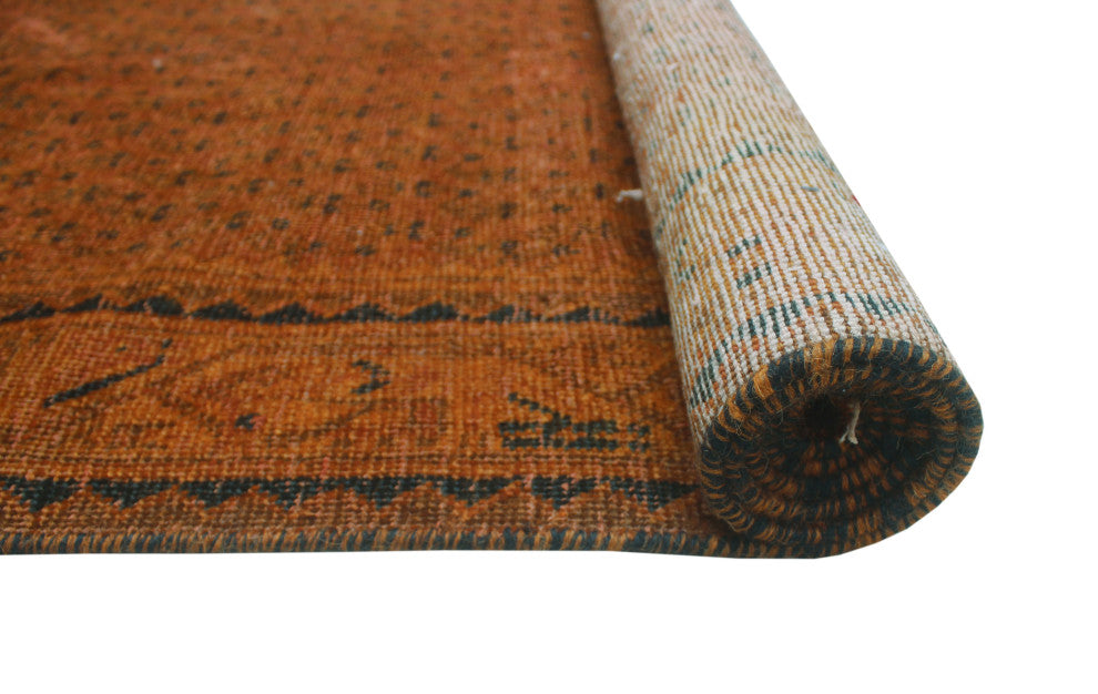 Vintage Distressed Doto Rust Runner