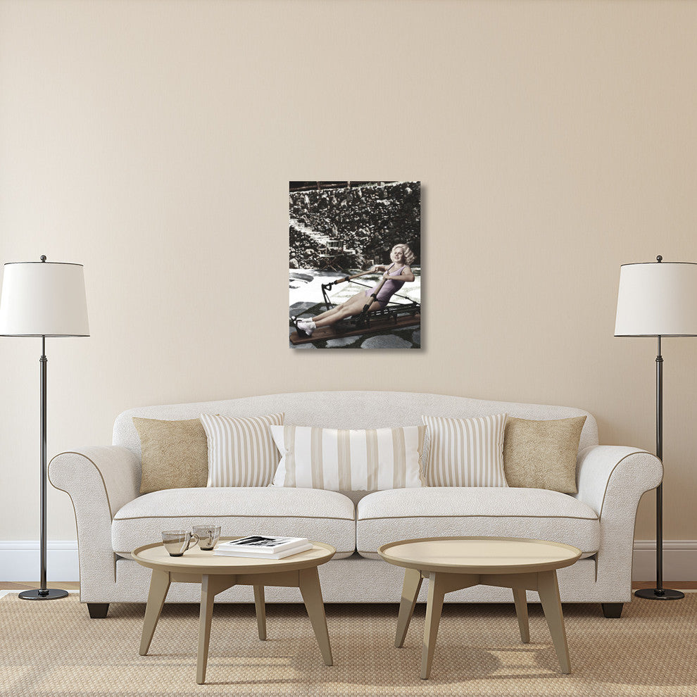 "Jean Harlow" Stretched Canvas Giclee by Hollywood Photo Archive, 28x36"