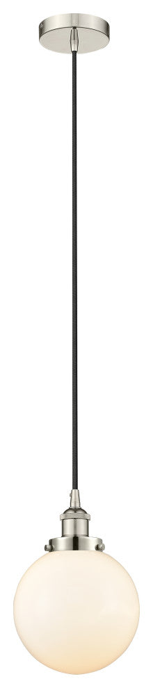 Innovations 616-1PH-PN-G201-8 1-Light Mini Pendant, Polished Nickel