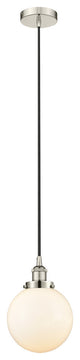 Innovations 616-1PH-PN-G201-8 1-Light Mini Pendant, Polished Nickel