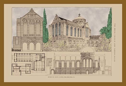 The Craig and Love Church - Fine Art Giclee Print 24" x 36"