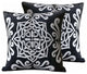 Sienna 18" Decorative Pillow Cushion Cover, Luxe Velvet in Dark Charcoal Gray