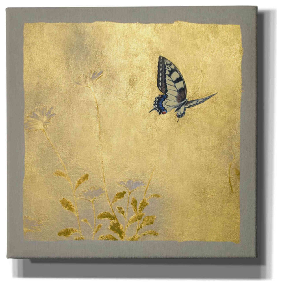Epic Graffiti ''Butterfly L'' by Zigen Tanabe, Giclee Canvas Wall Art, 18"x18"