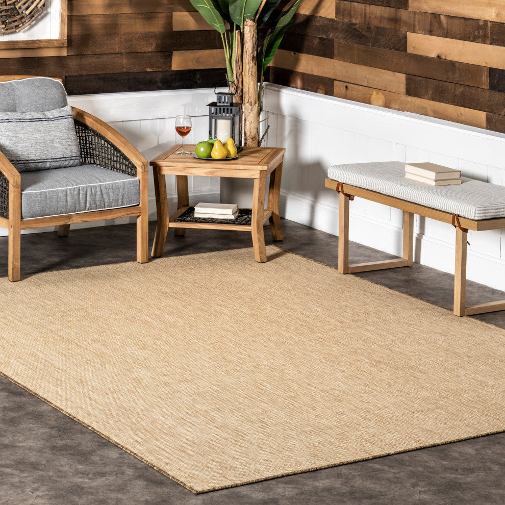 Nuloom Nakia Transitional Indoor/Outdoor Area Rug, Brown 8'x10'