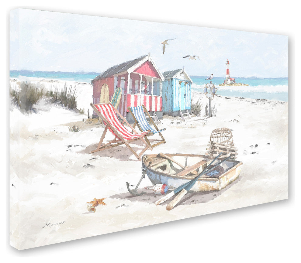 The Macneil Studio 'Beach' Canvas Art, 32"x22"