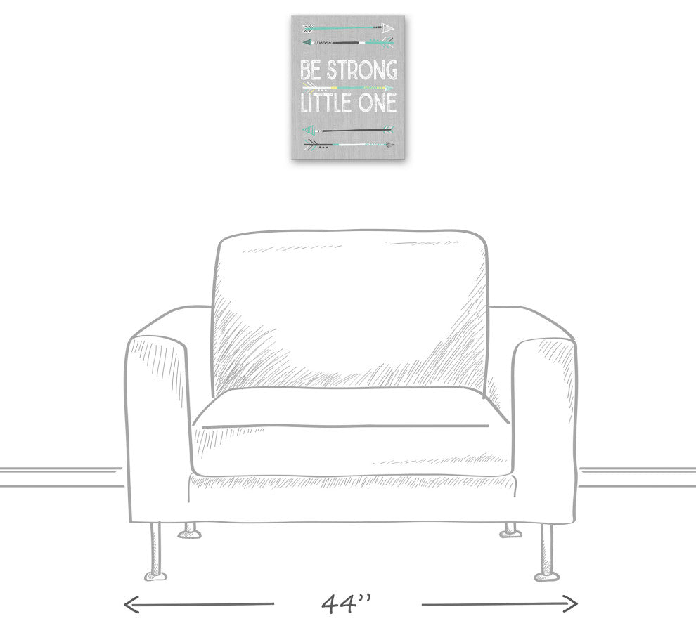 Be Strong Little One 11x14 Canvas Wall Art