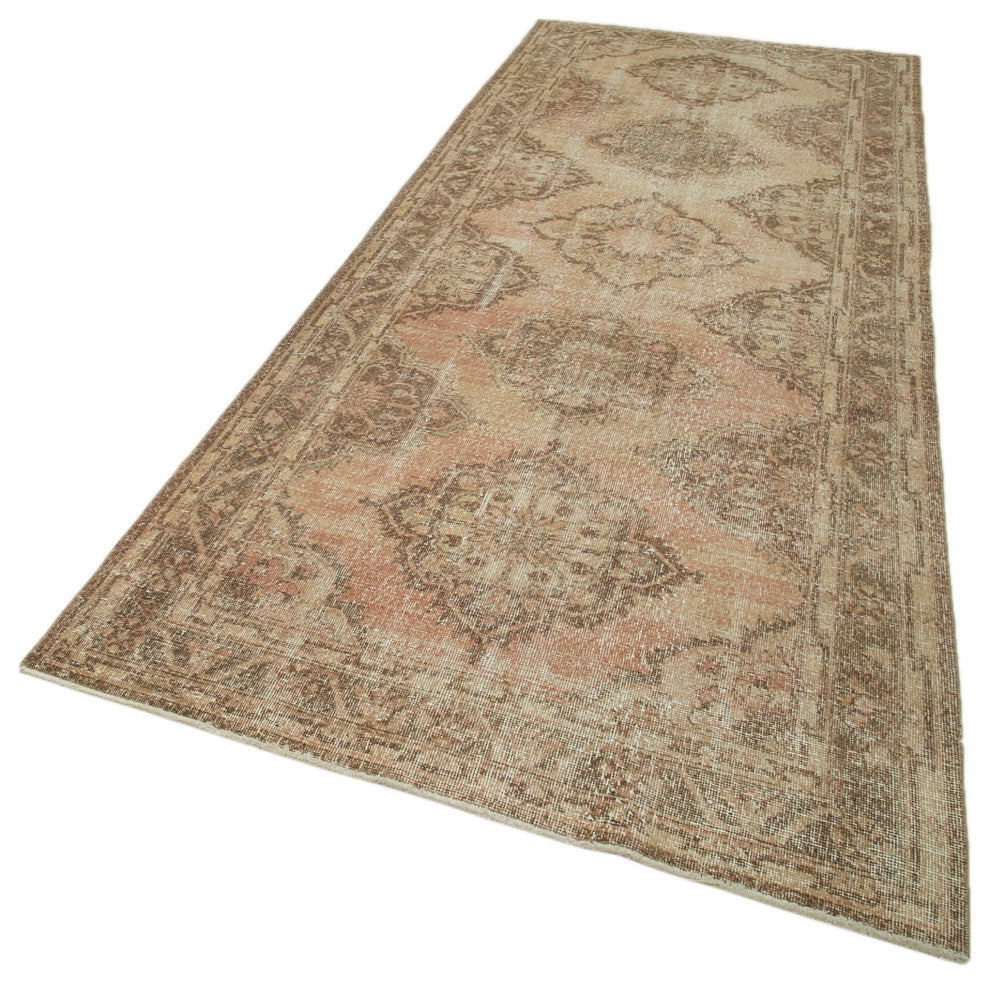 Rug N Carpet - Handwoven Oriental 4' 9" x 12' 4" Vintage Runner Rug