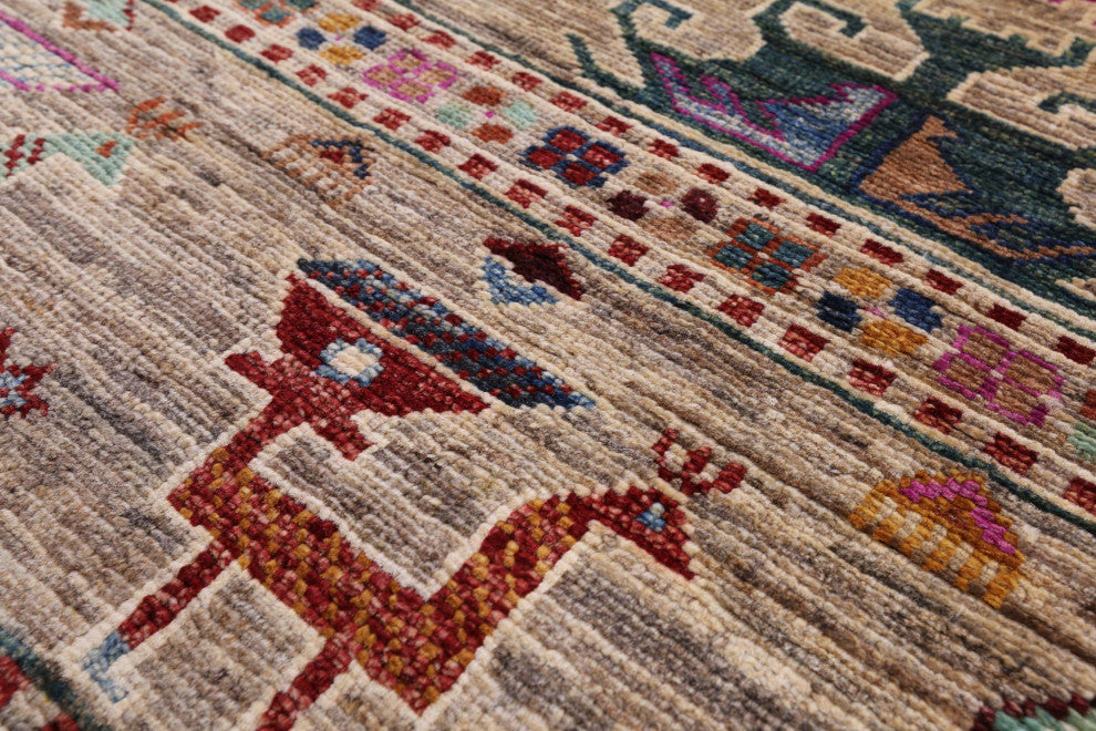 2' 9" X 10' 8" Runner Handmade Tribal Persian Gabbeh Rug - Q12382
