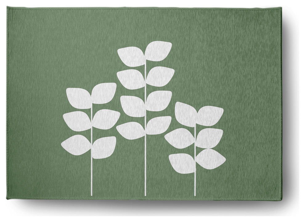 5' x 7' Simple Stems Spring Chenille Indoor/Outdoor Rug