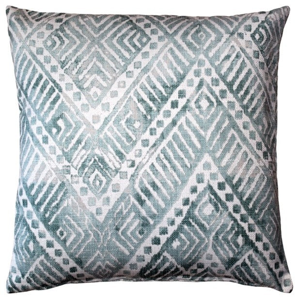 Pillow Decor - Tangga Blue Throw Pillow 20X20