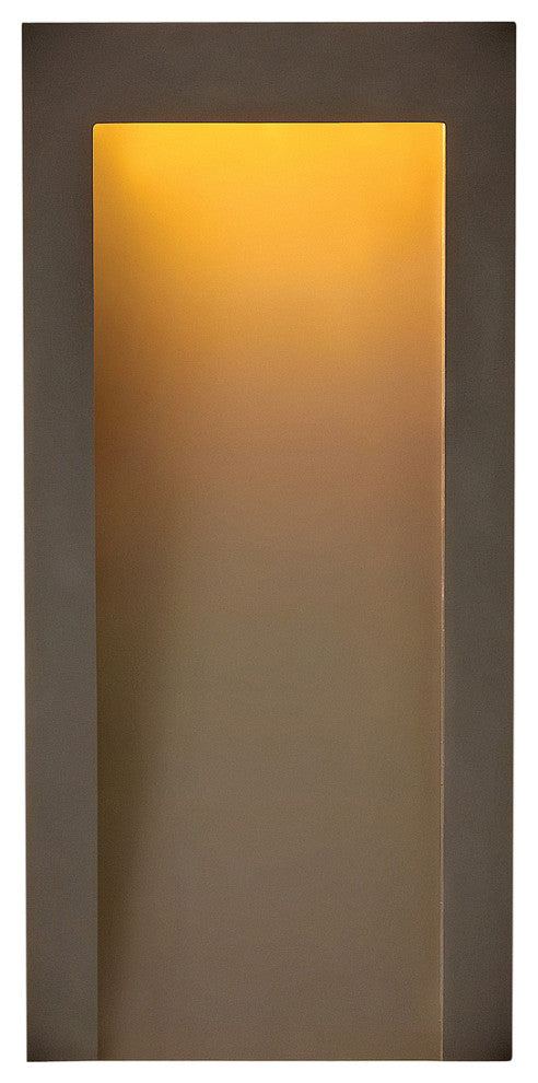 Hinkley Taper Medium Wall Mount Lantern, Textured Oil Rubbed Bronze