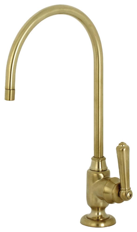 Kingston Brass Single-Handle Water Filtration Faucet, Brushed Brass