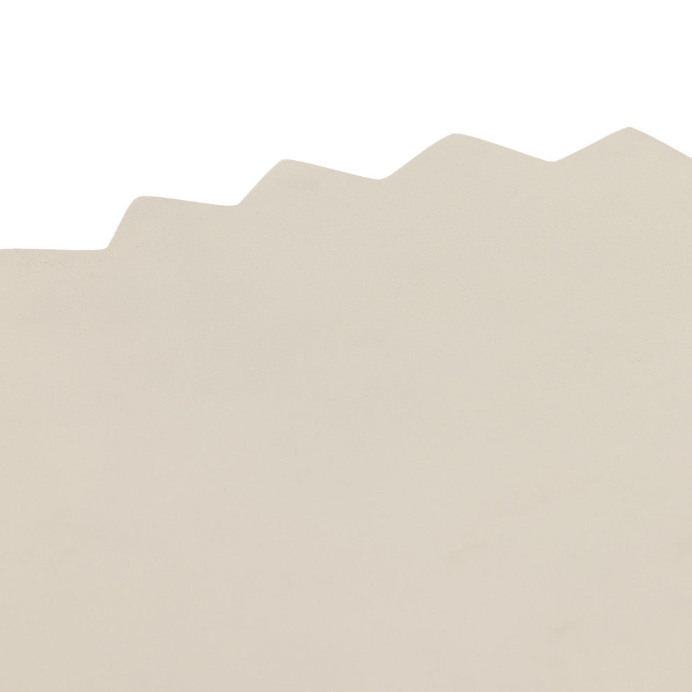 Gem Outdoor Coffee Table-Parchment White