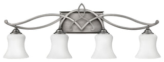 Hinkley Brooke Large Four Light Vanity, Antique Nickel
