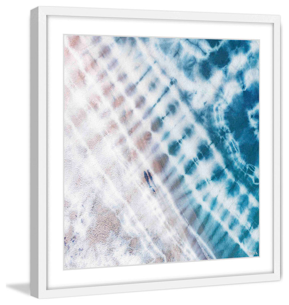 "Beach Walk" Framed Painting Print, 24"x24"