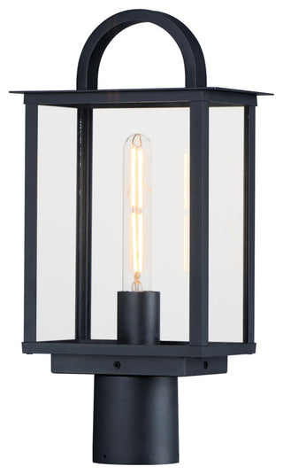 Maxim 30759CL Manchester 18" Tall Post Light - Black