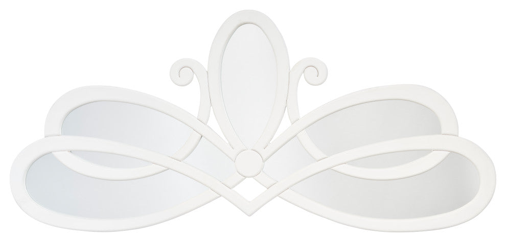 Scroll Mirror, White