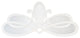 Scroll Mirror, White