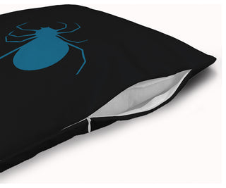 Halloween Spiders Accent Pillow With Removable Insert, Unreal Teal, 20"x20"