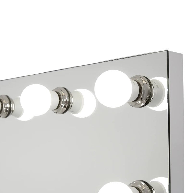 Hollywood Premiere Slim Pro Vanity Mirror, White, Non-Bluetooth