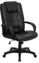 Black High Back Leather Chair