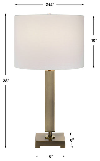 Uttermost Duomo Brass Table Lamp