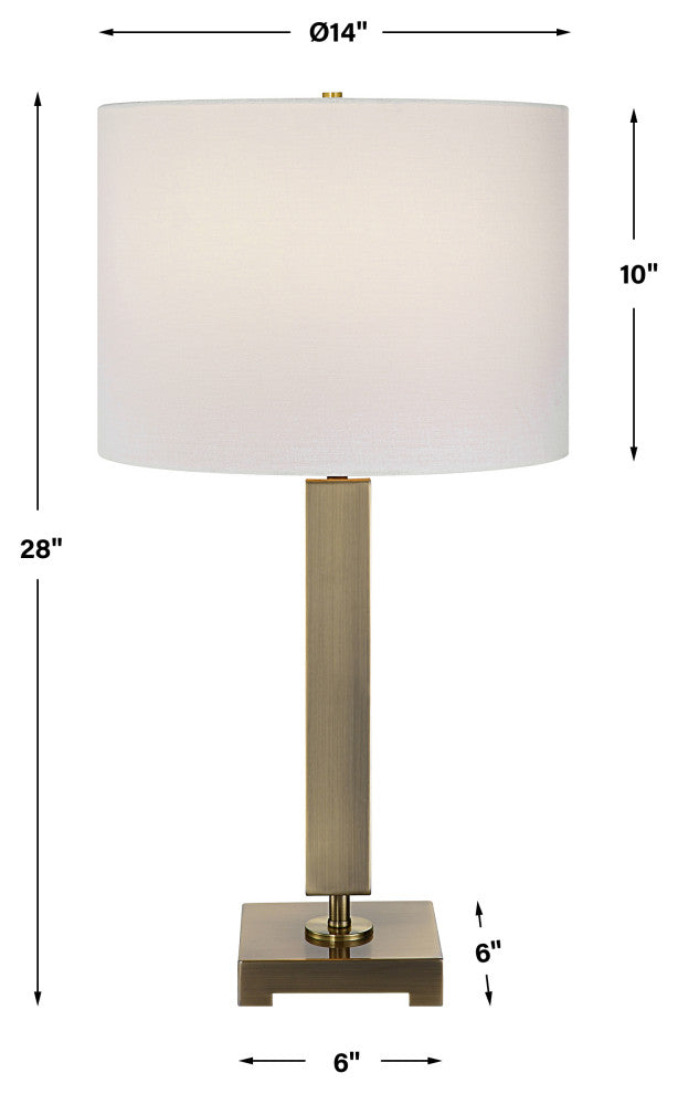 Uttermost Duomo Brass Table Lamp
