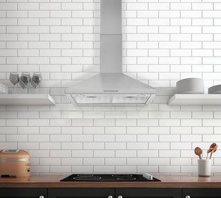 30" Convertible Wall Mount Pyramid Range Hood