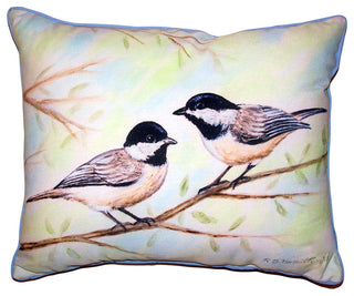 Dick's Chickadees Large Indoor/Outdoor Pillow 16x20