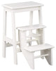 24" Step Stool, White