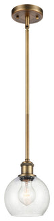 Innovations 516-1S-BB-G124-6 1-Light Mini Pendant, Brushed Brass