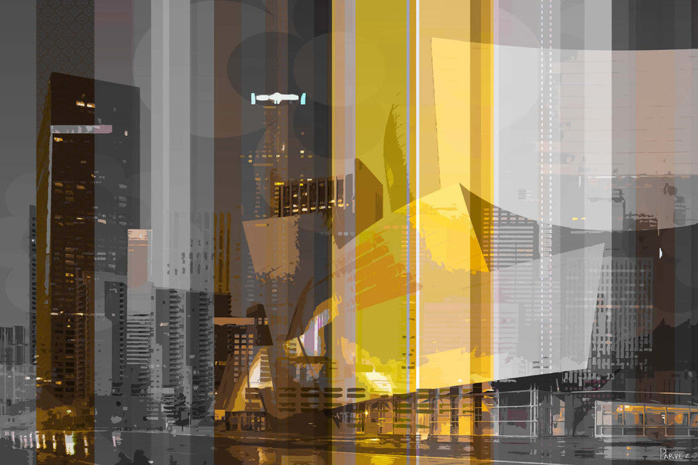 "Down Town" Fine Art Canvas Print, 45"x30"